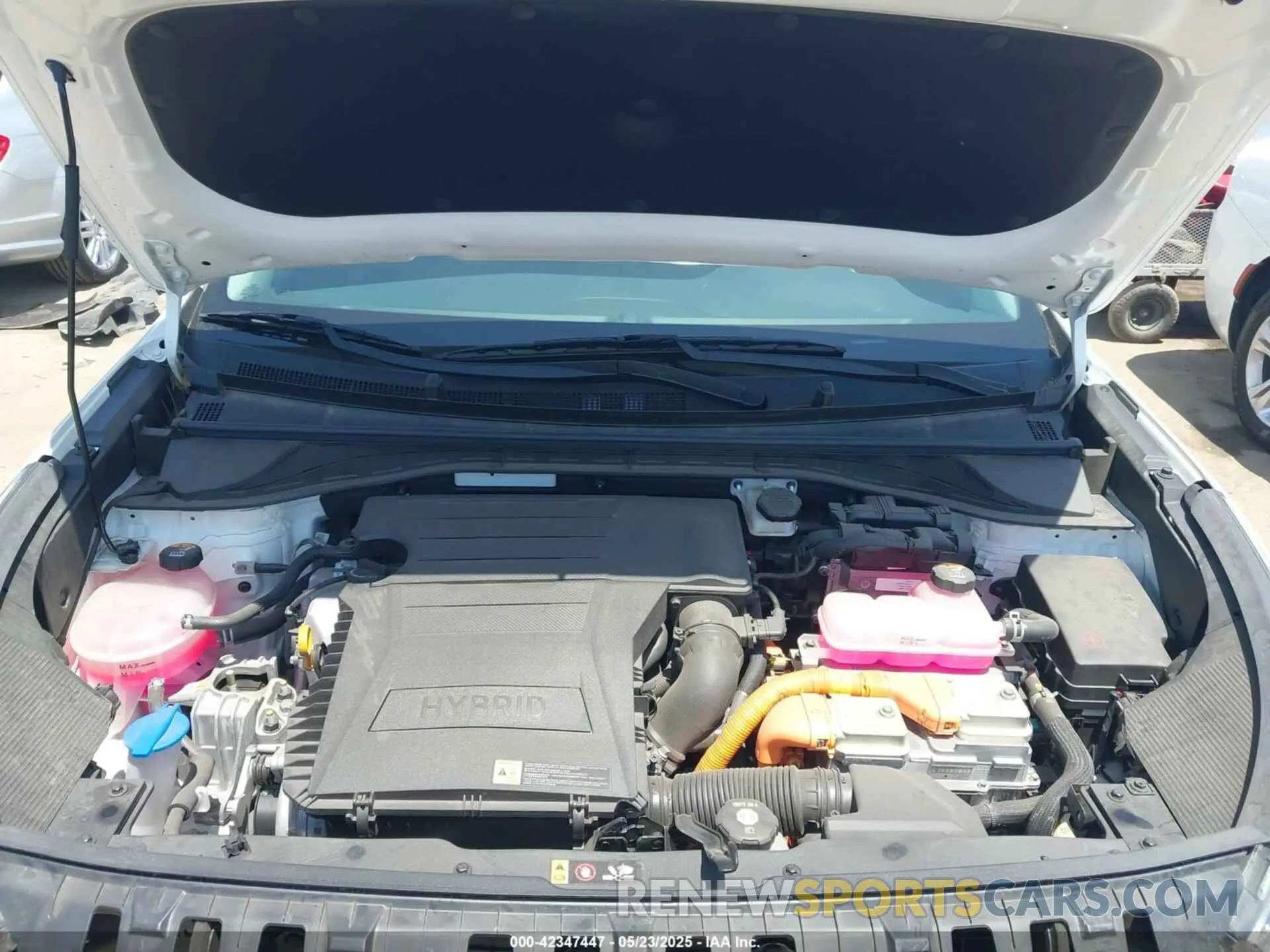 10 fotografías del automóvil dañado KNDCB3LC7M5465642 KIA NIRO 2021