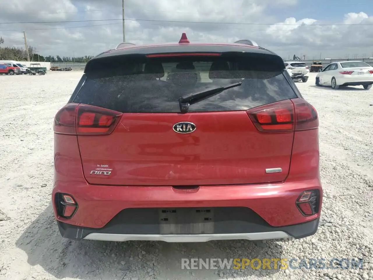 6 fotografías del automóvil dañado KNDCB3LC7M5469142 KIA NIRO 2021