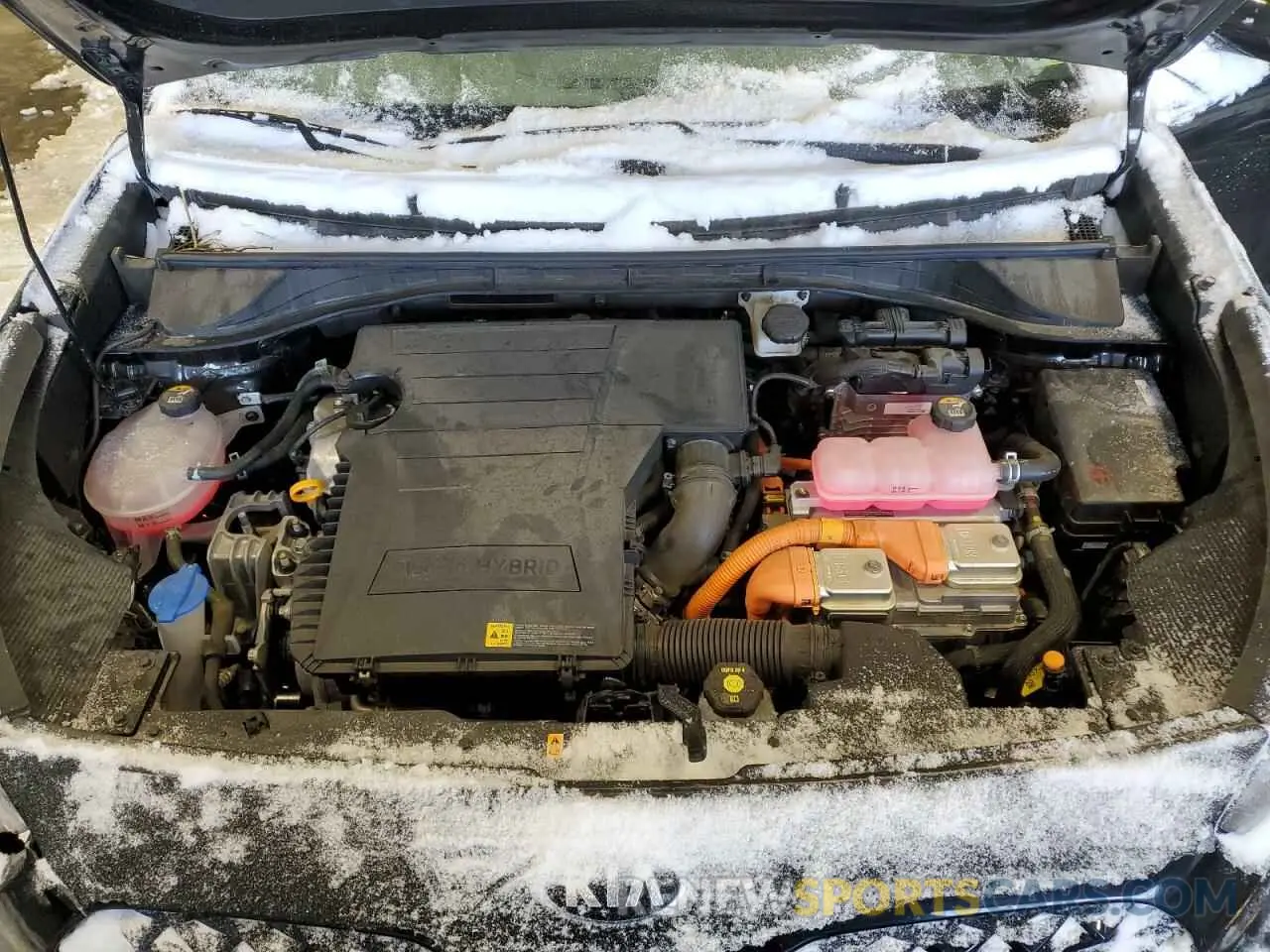 12 fotografías del automóvil dañado KNDCC3LD8M5463453 KIA NIRO 2021