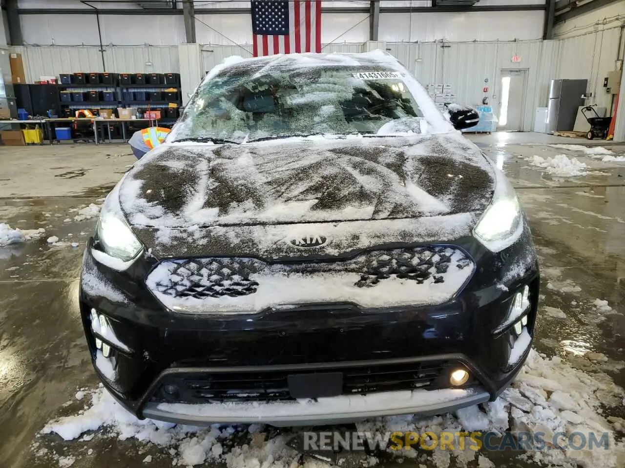 5 fotografías del automóvil dañado KNDCC3LD8M5463453 KIA NIRO 2021