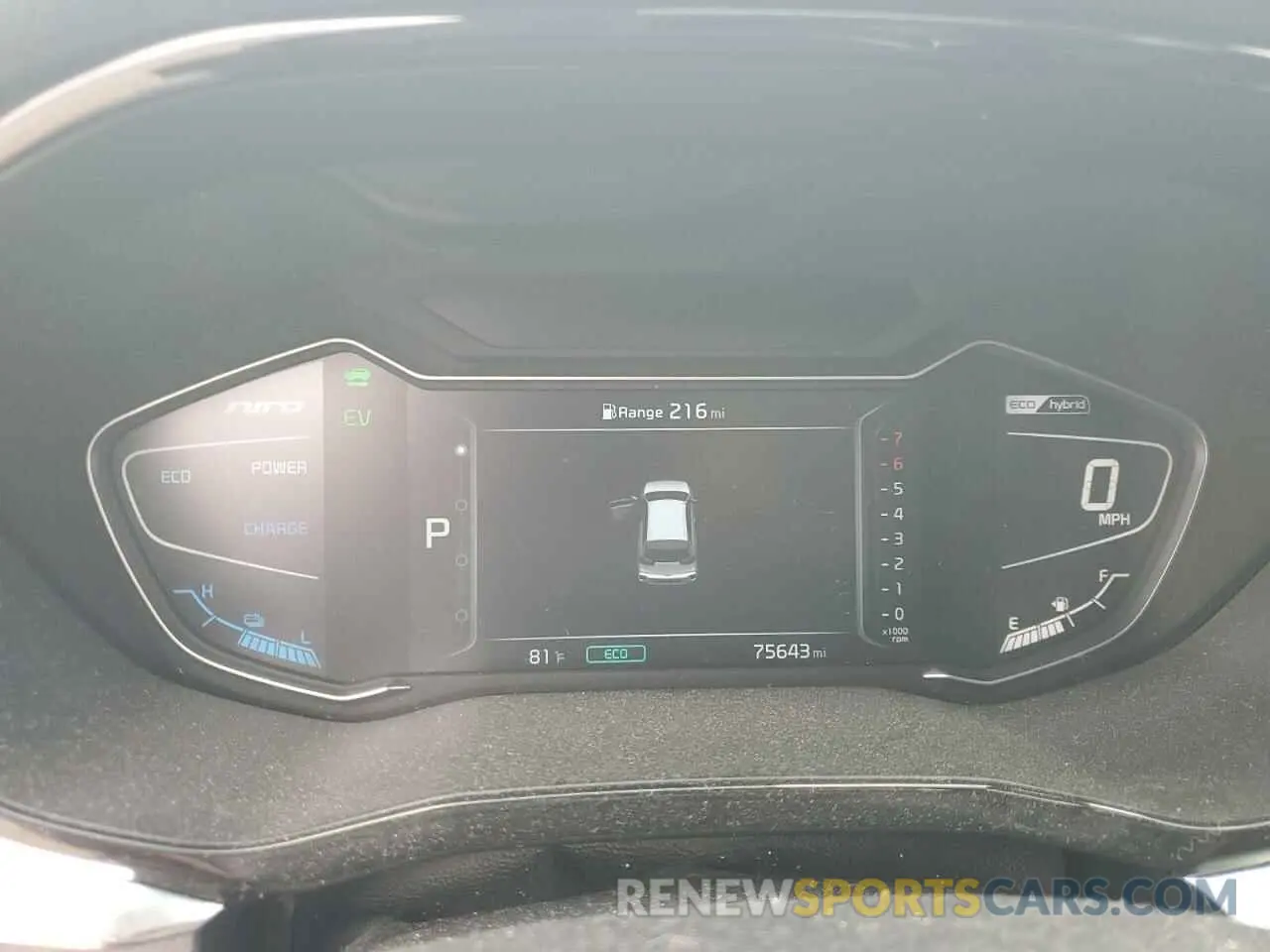 9 fotografías del automóvil dañado KNDCE3LC2M5462655 KIA NIRO 2021