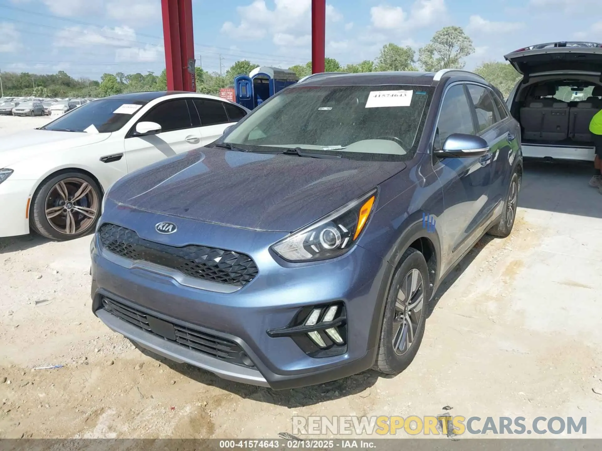 2 fotografías del automóvil dañado KNDCE3LCXM5481843 KIA NIRO 2021