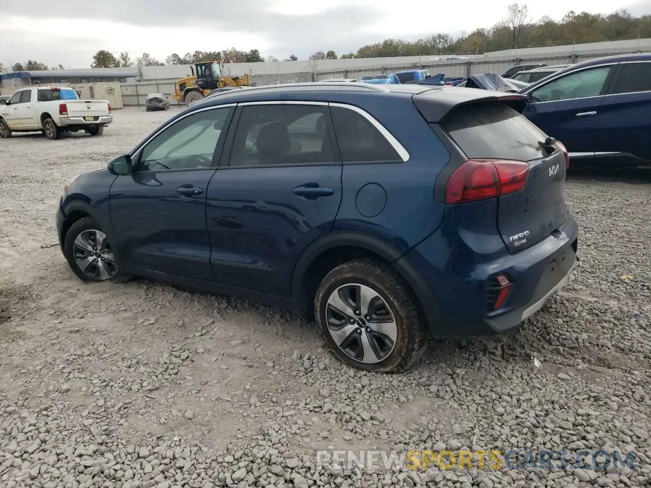 2 fotografías del automóvil dañado KNDCB3LC0N5498970 KIA NIRO 2022
