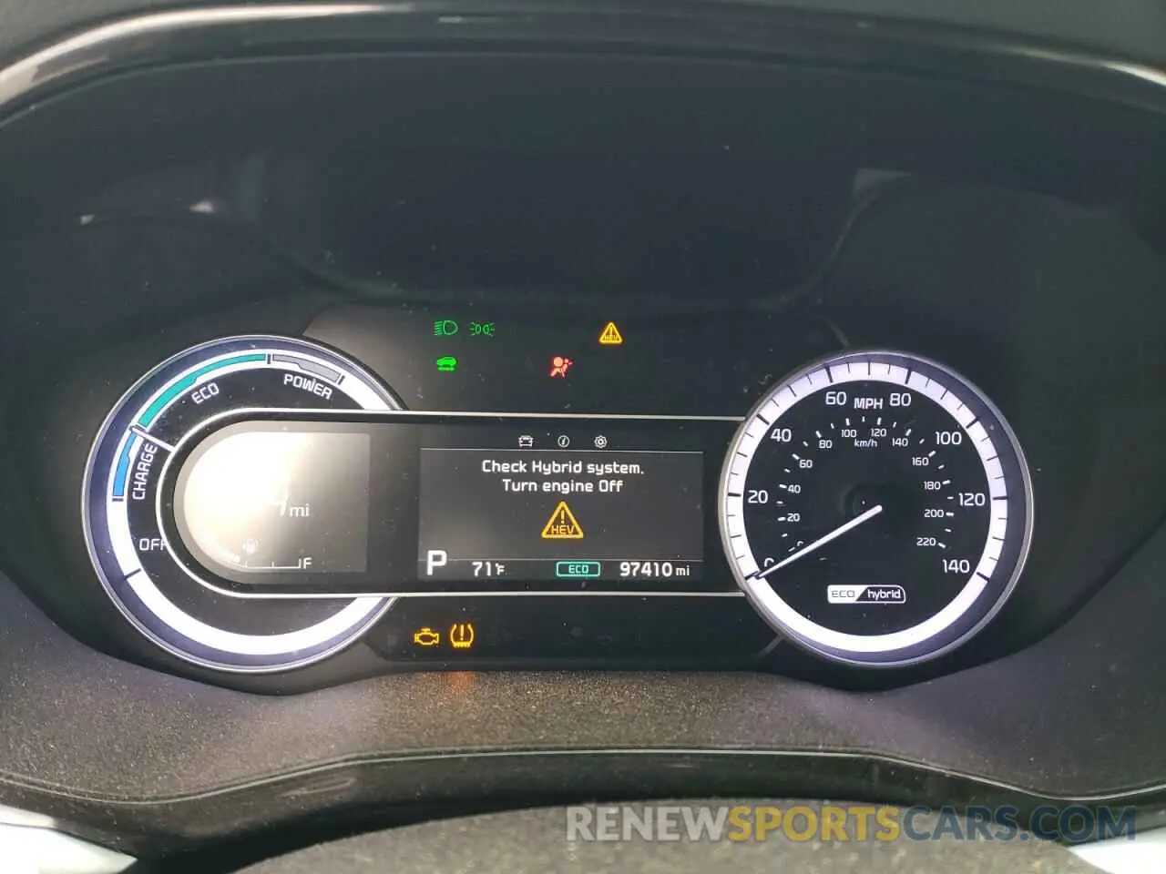 9 fotografías del automóvil dañado KNDCB3LC0N5498970 KIA NIRO 2022