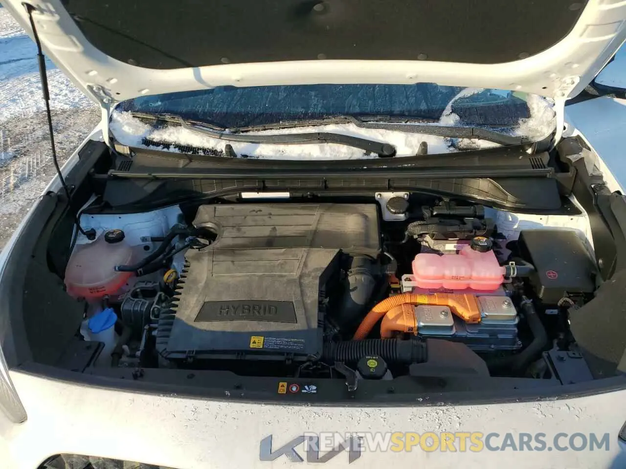 12 fotografías del automóvil dañado KNDCB3LC0N5549691 KIA NIRO 2022