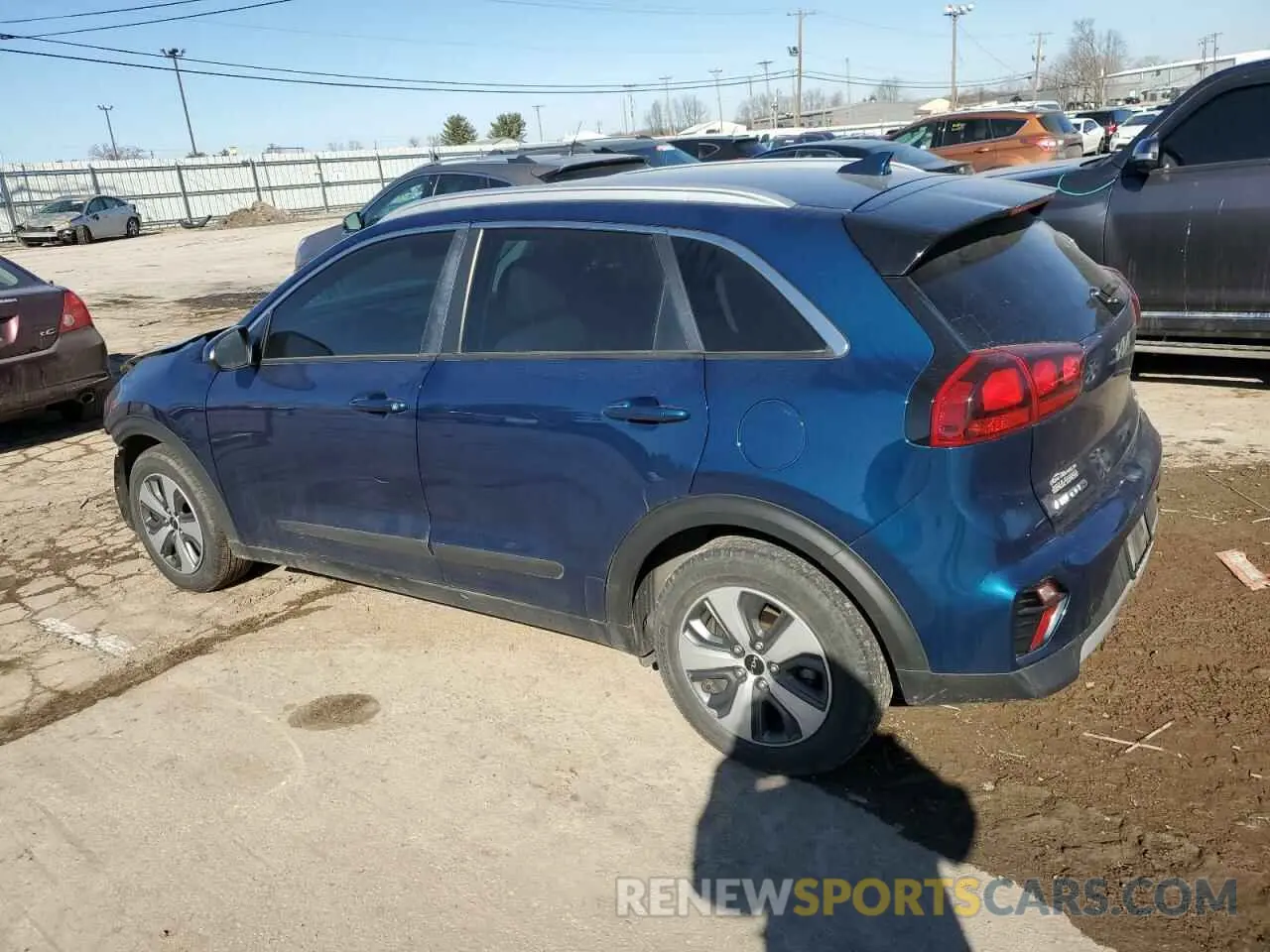 2 fotografías del automóvil dañado KNDCB3LC1N5532916 KIA NIRO 2022