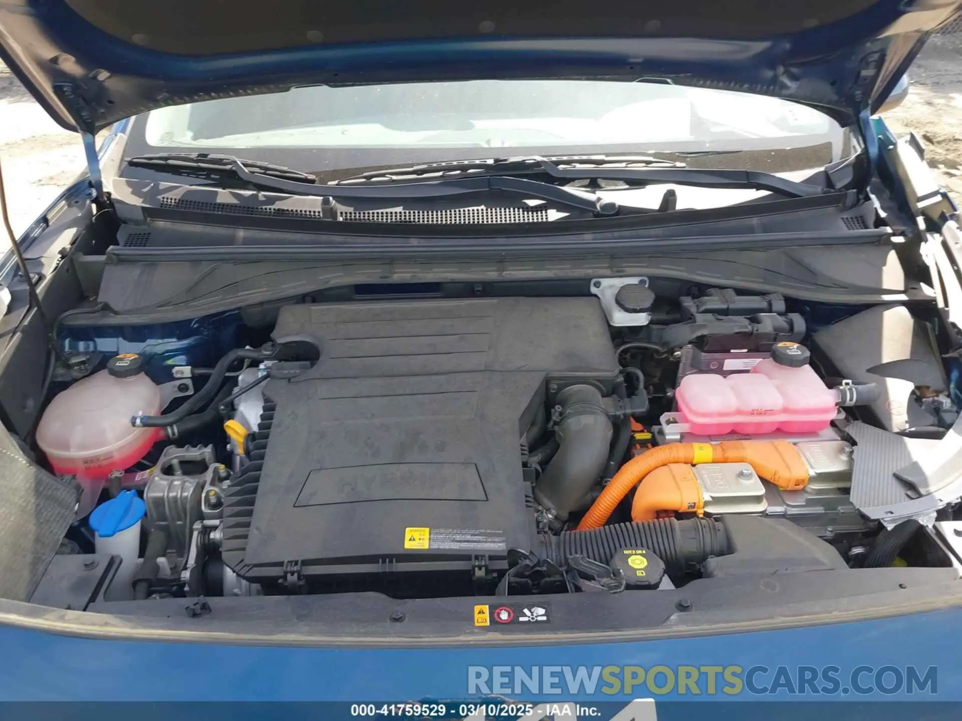 10 fotografías del automóvil dañado KNDCB3LC1N5537663 KIA NIRO 2022