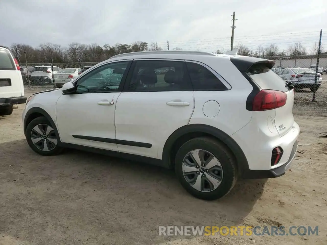 2 fotografías del automóvil dañado KNDCB3LC3N5510061 KIA NIRO 2022
