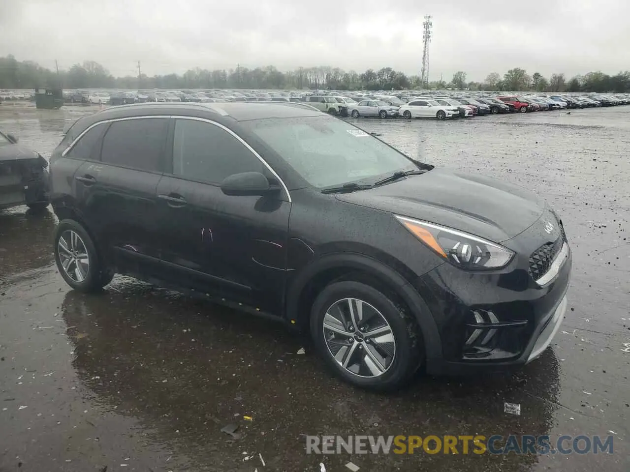 4 fotografías del automóvil dañado KNDCB3LC3N5534067 KIA NIRO 2022