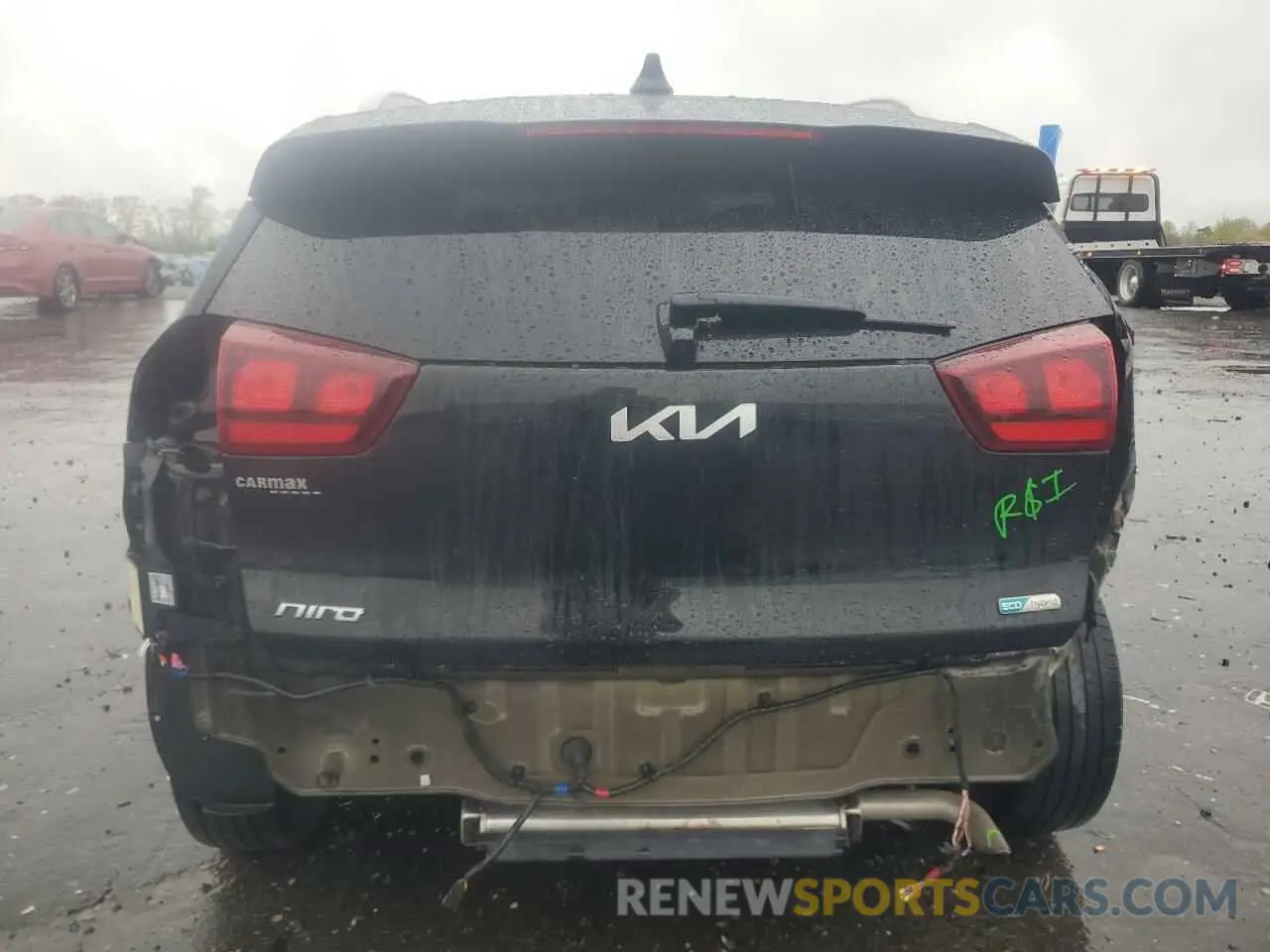 6 fotografías del automóvil dañado KNDCB3LC3N5534067 KIA NIRO 2022