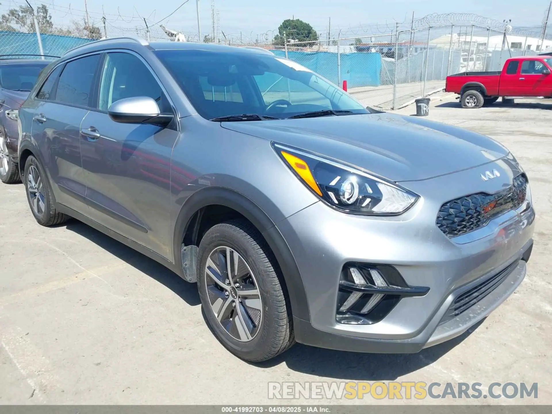 1 fotografías del automóvil dañado KNDCB3LC3N5548003 KIA NIRO 2022