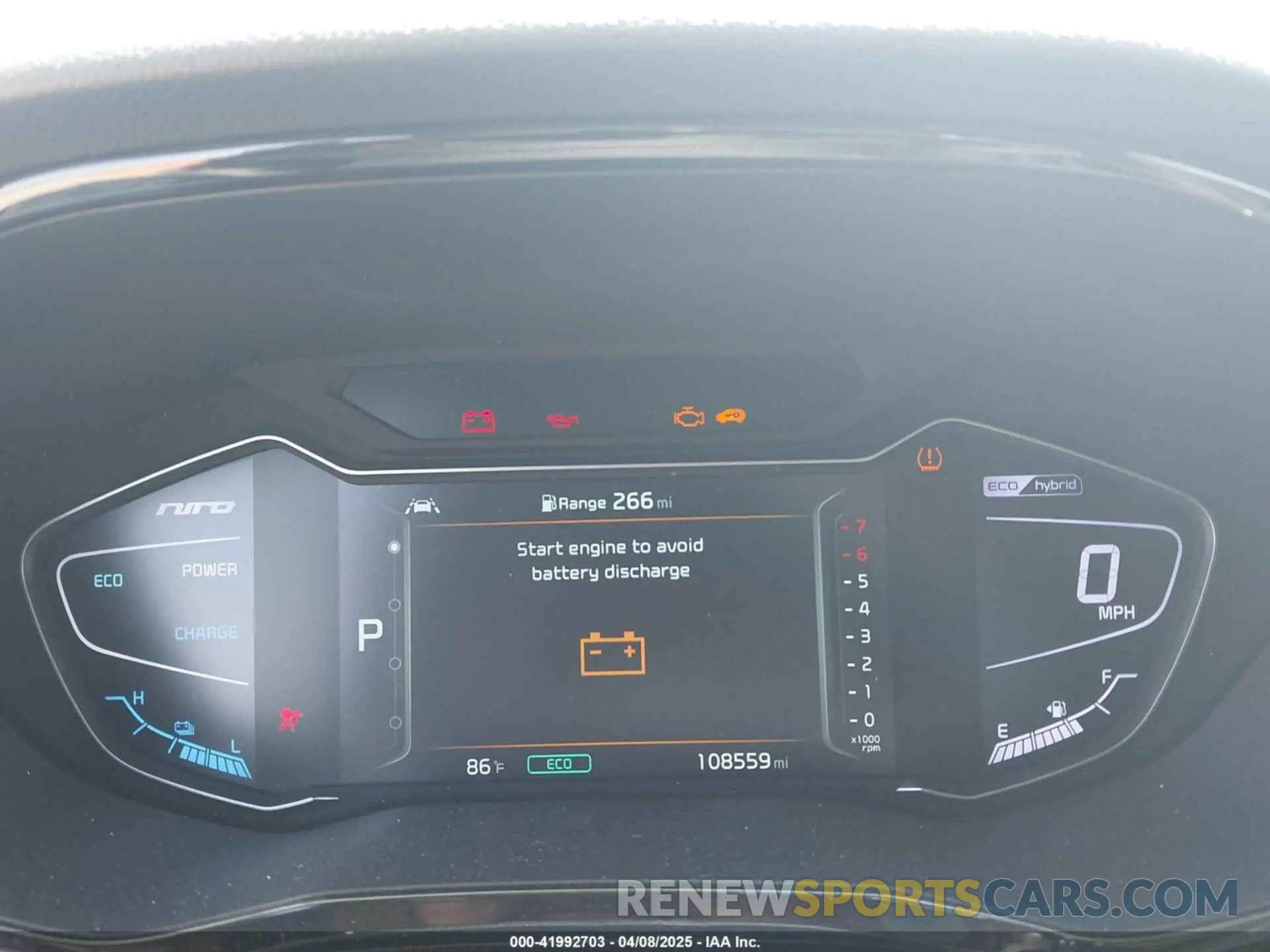 7 fotografías del automóvil dañado KNDCB3LC3N5548003 KIA NIRO 2022