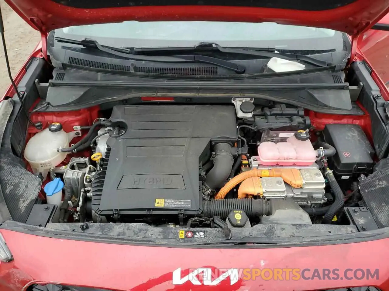14 fotografías del automóvil dañado KNDCB3LC4N5509498 KIA NIRO 2022