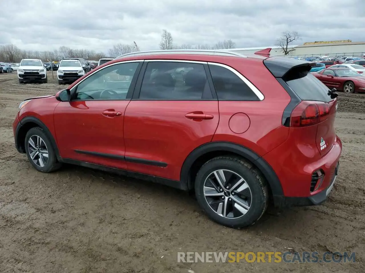 2 fotografías del automóvil dañado KNDCB3LC4N5509498 KIA NIRO 2022