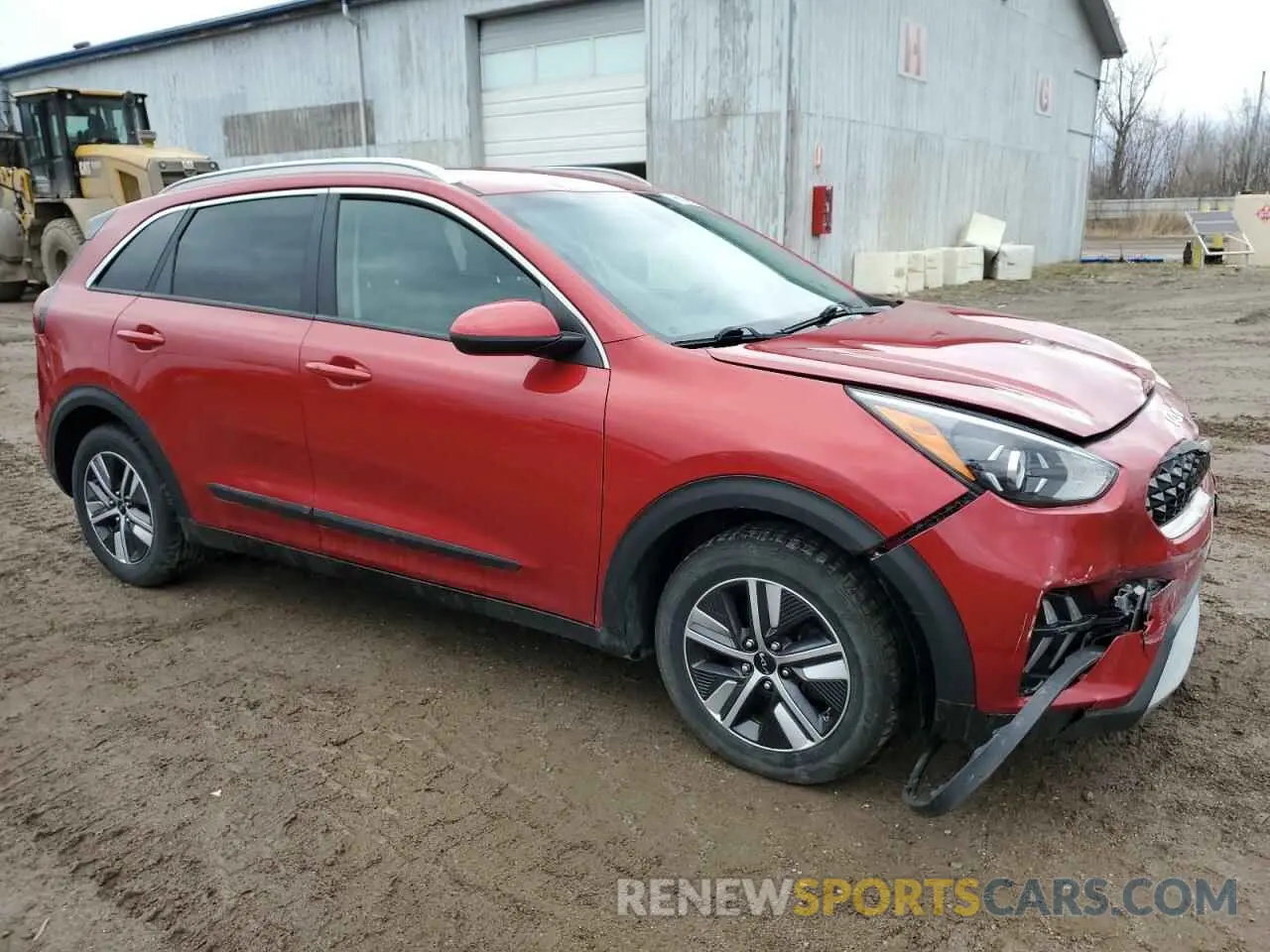 4 fotografías del automóvil dañado KNDCB3LC4N5509498 KIA NIRO 2022