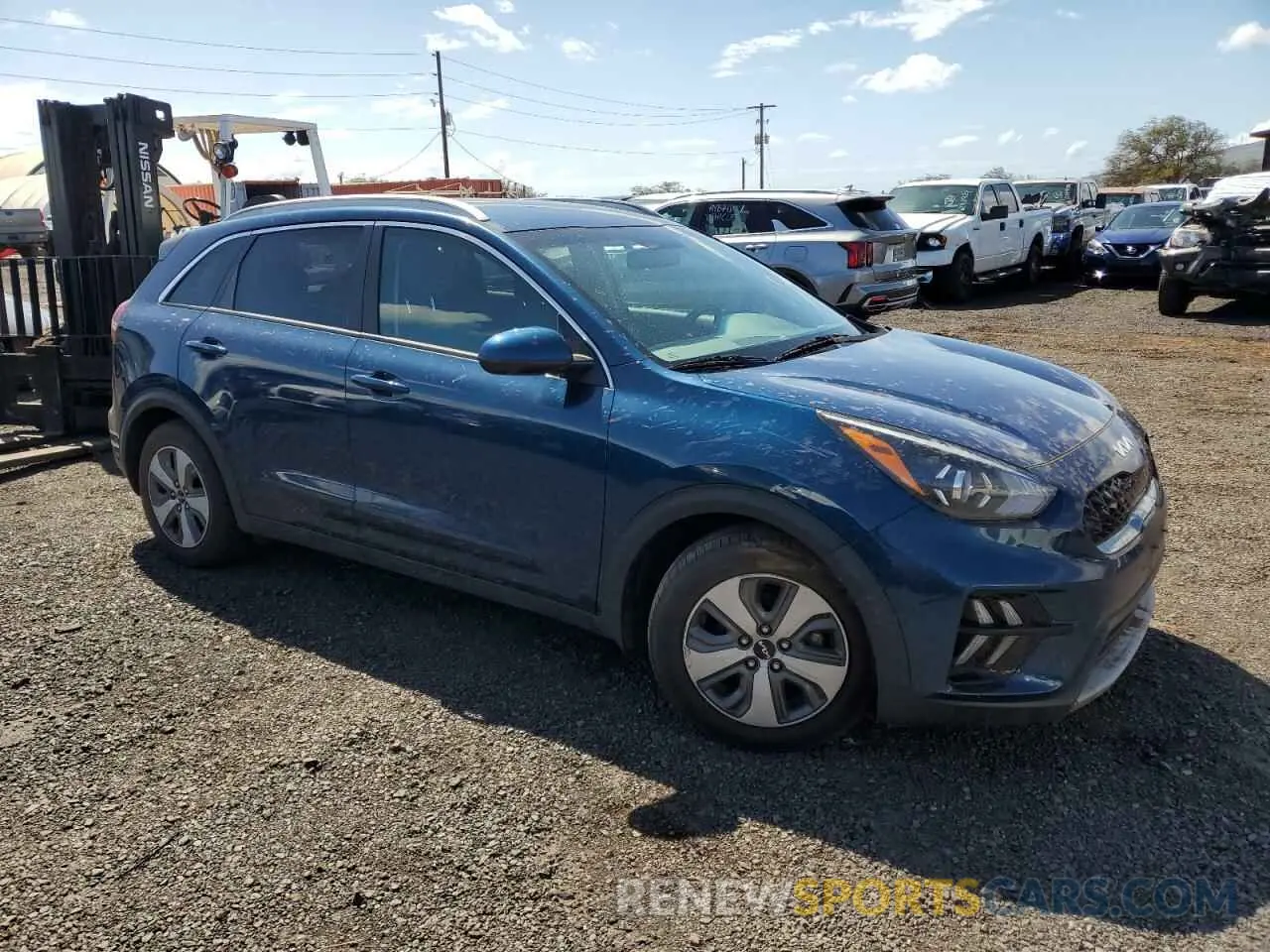 4 fotografías del automóvil dañado KNDCB3LC6N5500771 KIA NIRO 2022