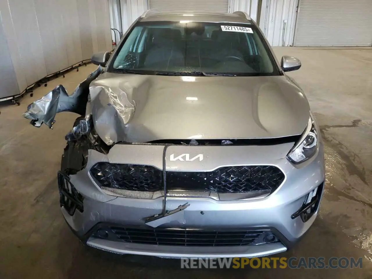5 fotografías del automóvil dañado KNDCB3LC6N5546682 KIA NIRO 2022