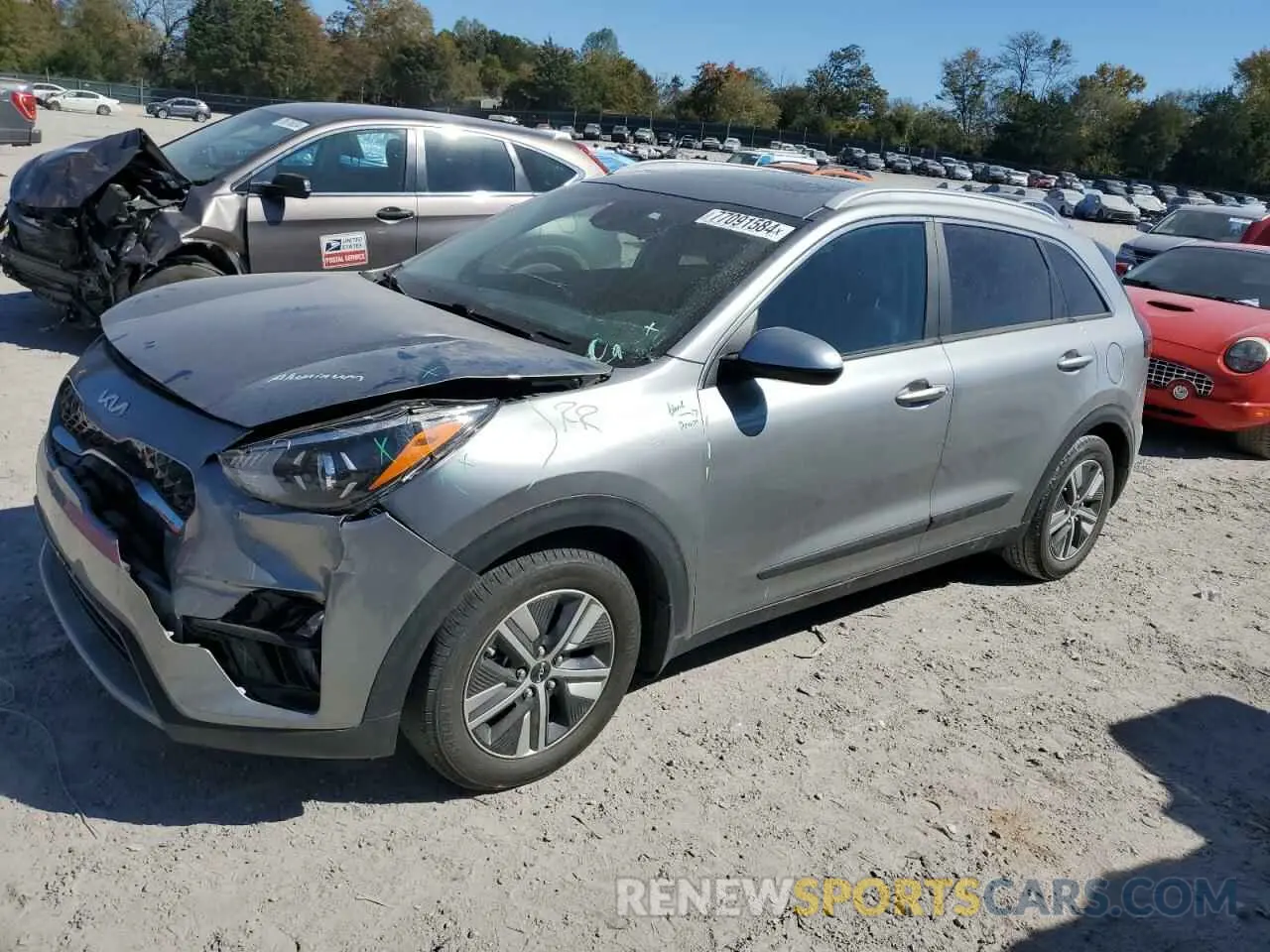 1 fotografías del automóvil dañado KNDCB3LC7N5498674 KIA NIRO 2022