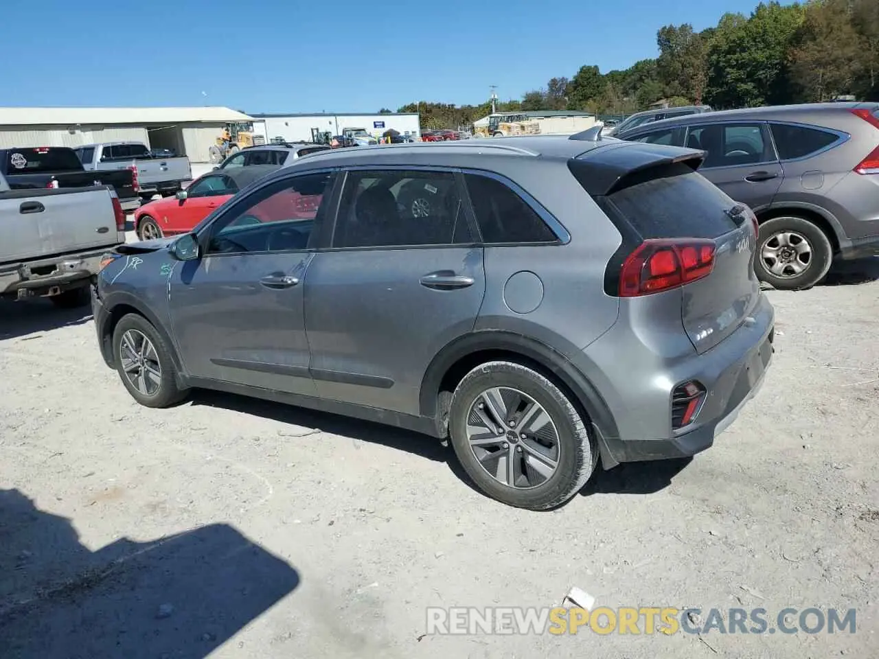 2 fotografías del automóvil dañado KNDCB3LC7N5498674 KIA NIRO 2022