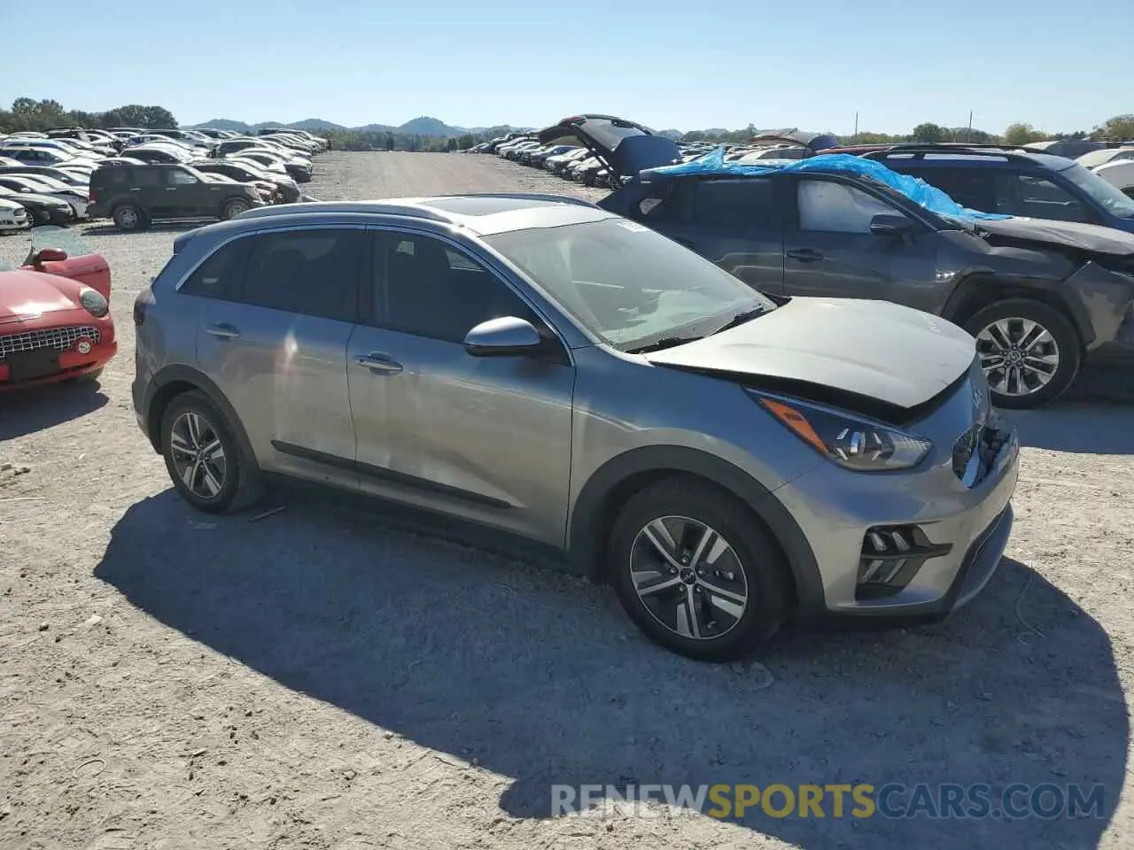 4 fotografías del automóvil dañado KNDCB3LC7N5498674 KIA NIRO 2022