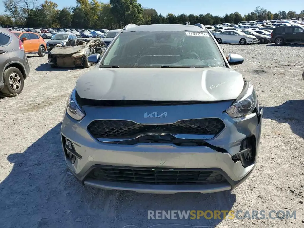 5 fotografías del automóvil dañado KNDCB3LC7N5498674 KIA NIRO 2022