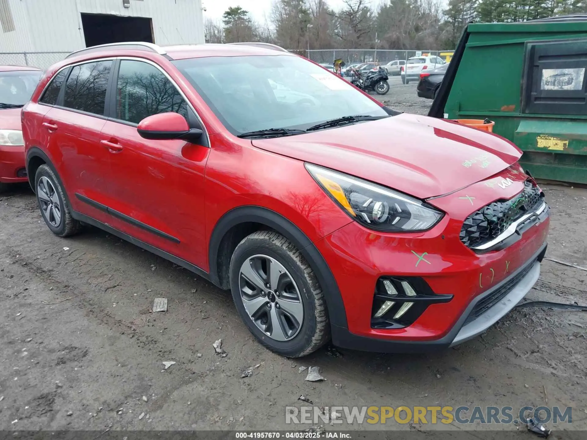 1 fotografías del automóvil dañado KNDCB3LC7N5518664 KIA NIRO 2022