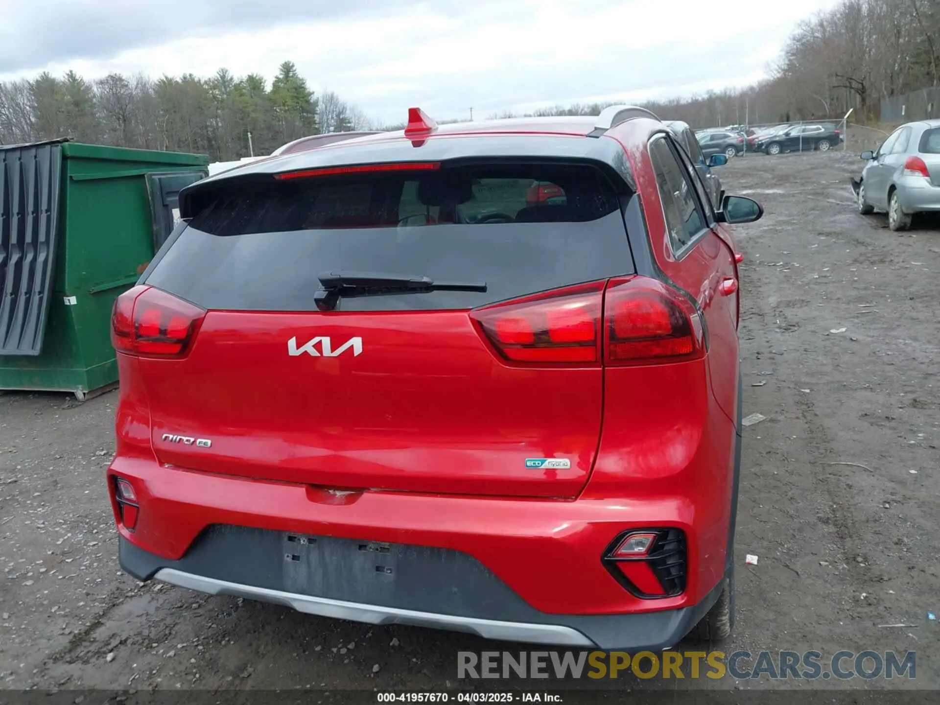 16 fotografías del automóvil dañado KNDCB3LC7N5518664 KIA NIRO 2022
