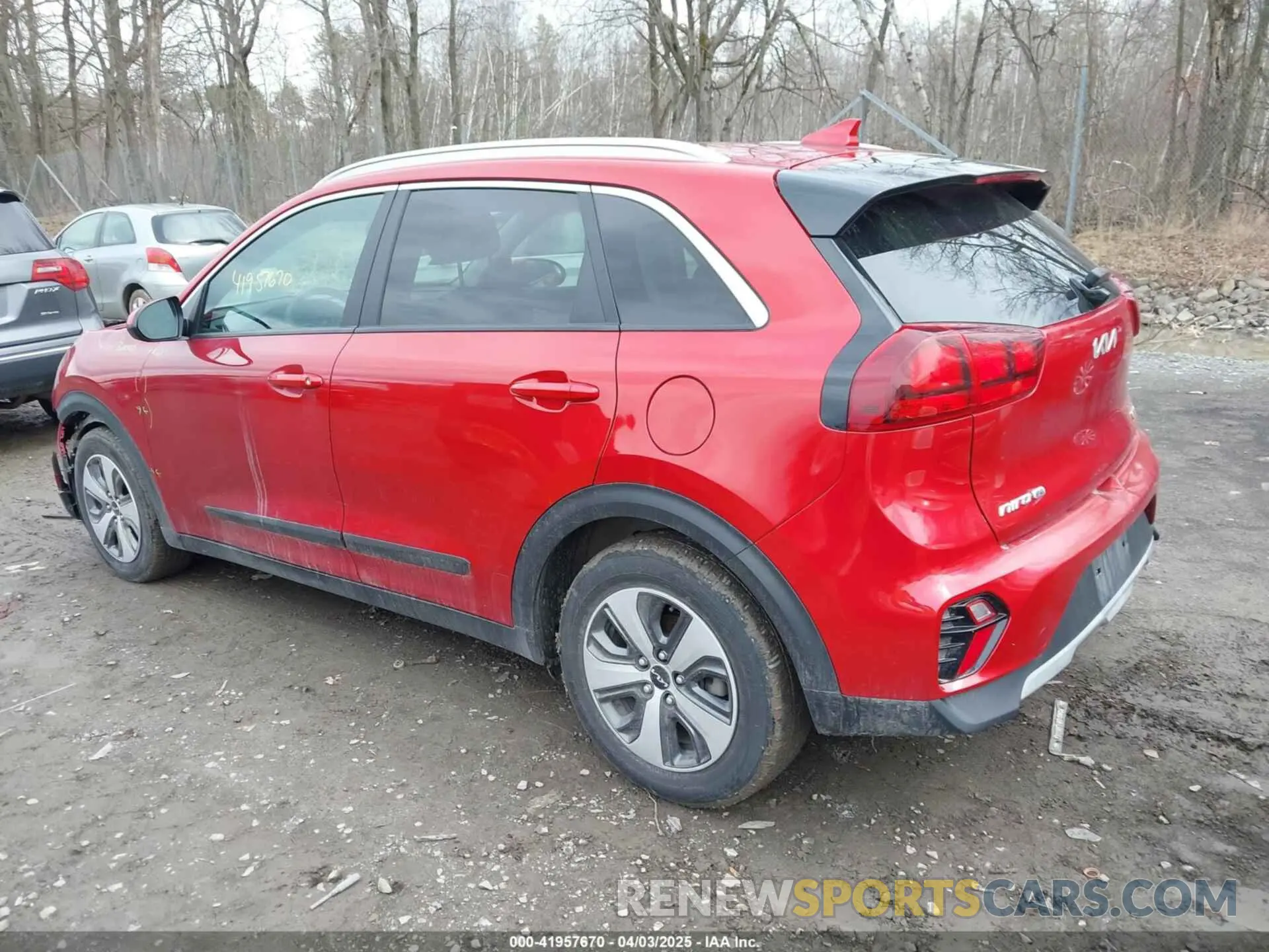 3 fotografías del automóvil dañado KNDCB3LC7N5518664 KIA NIRO 2022