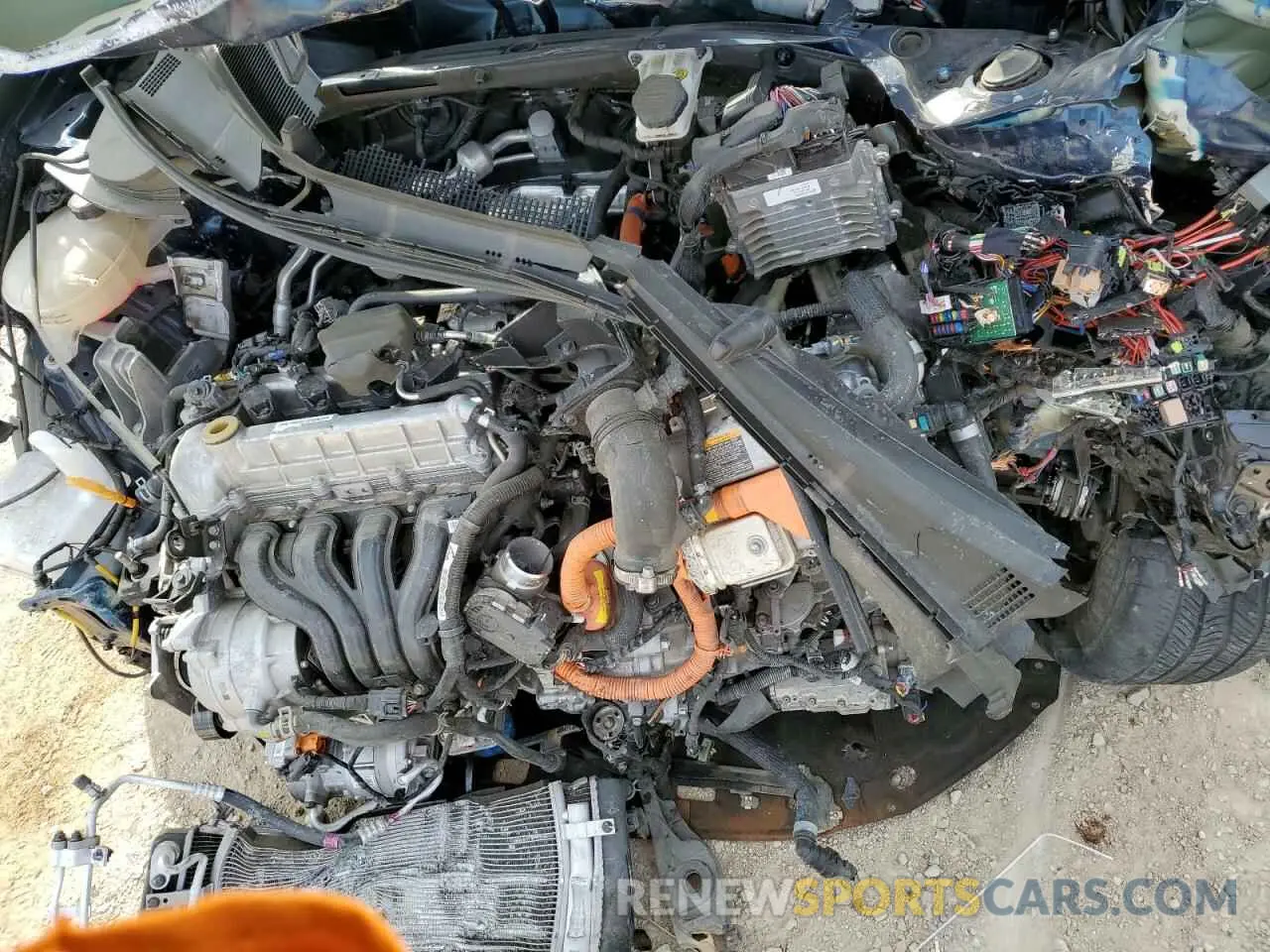 12 fotografías del automóvil dañado KNDCB3LC7N5532385 KIA NIRO 2022
