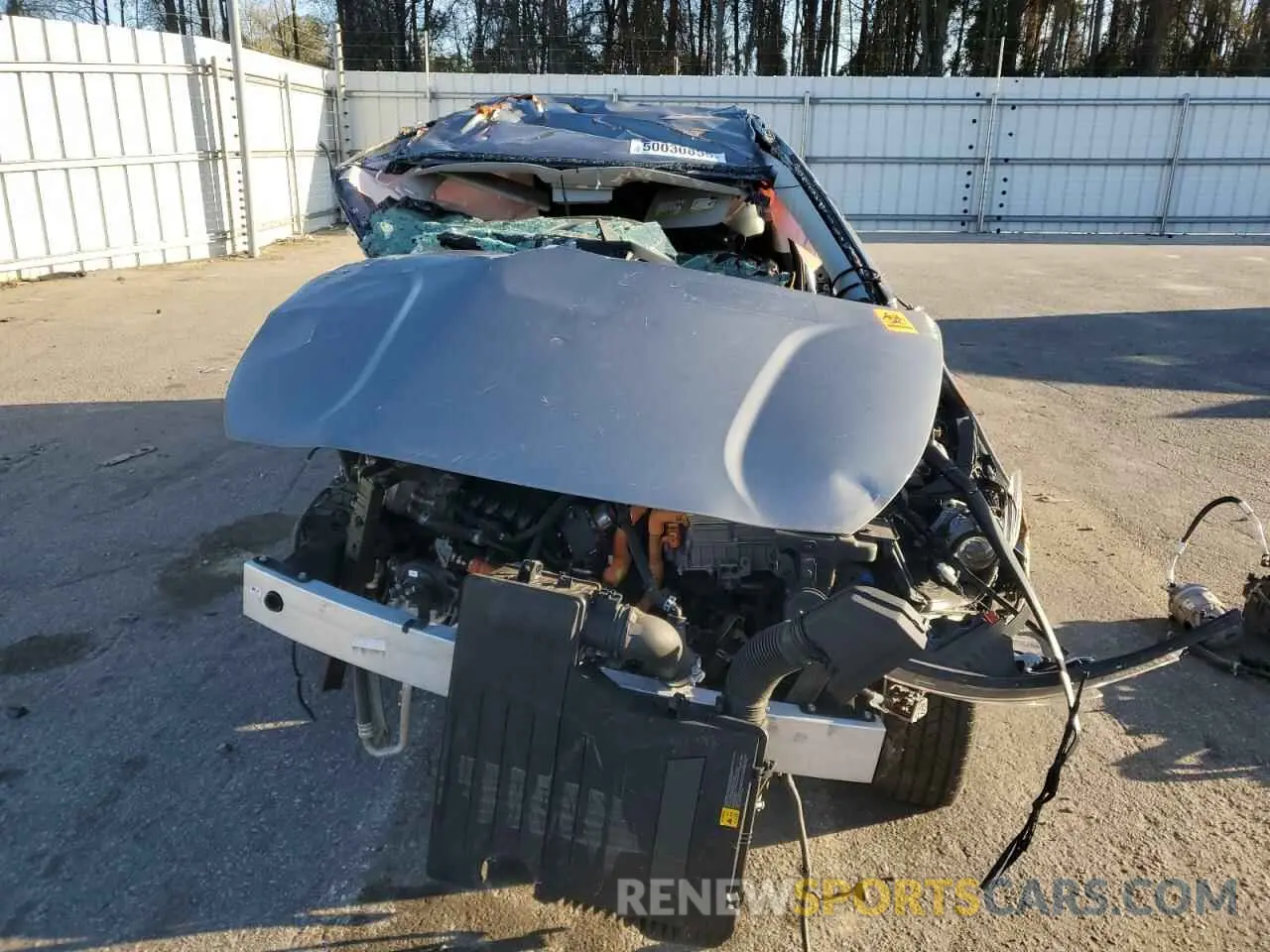 5 fotografías del automóvil dañado KNDCB3LC7N5539580 KIA NIRO 2022