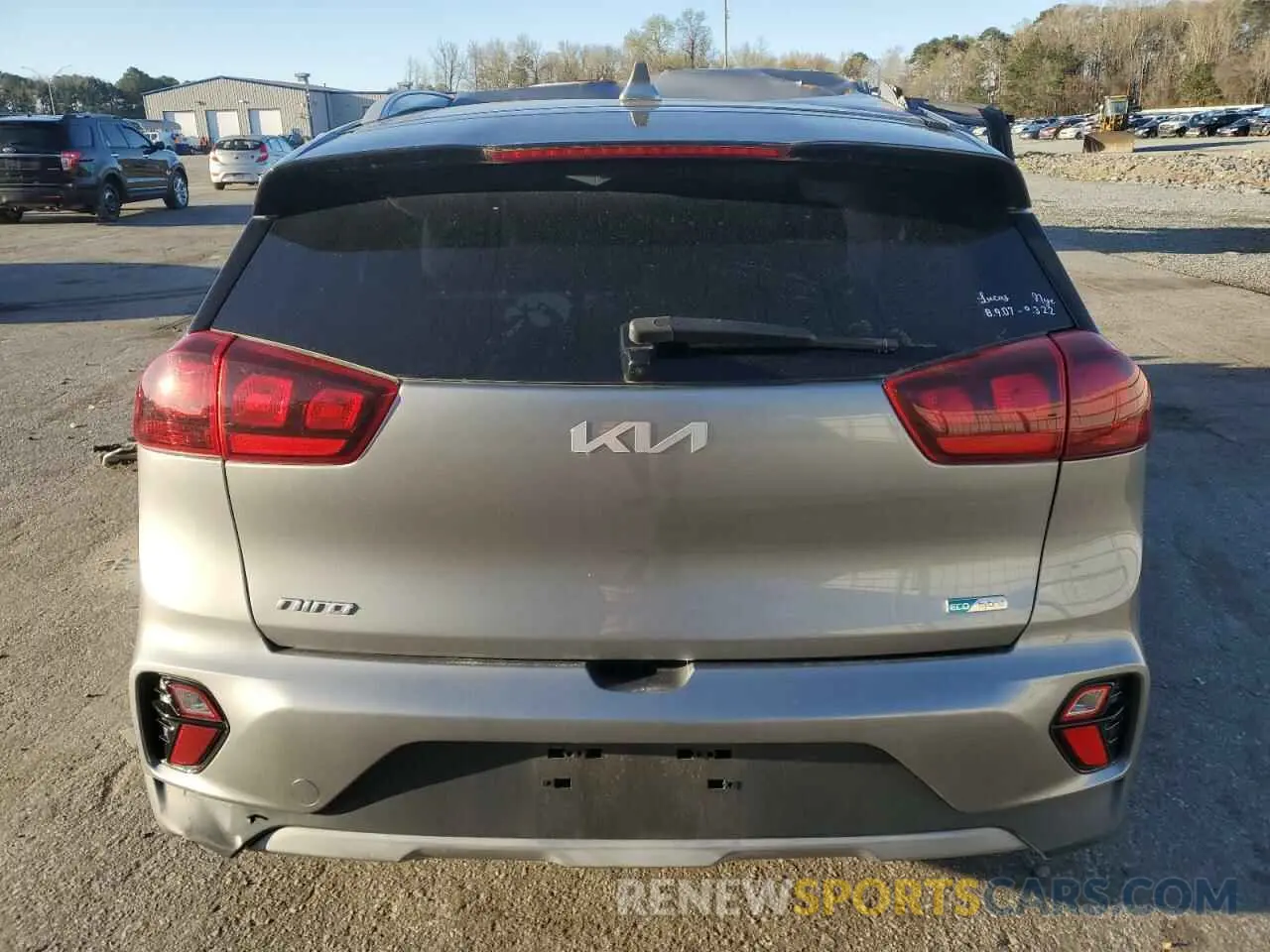6 fotografías del automóvil dañado KNDCB3LC7N5539580 KIA NIRO 2022