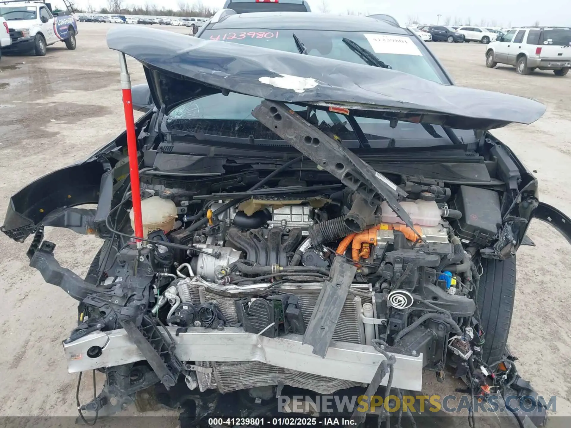 10 fotografías del automóvil dañado KNDCB3LC9N5501400 KIA NIRO 2022