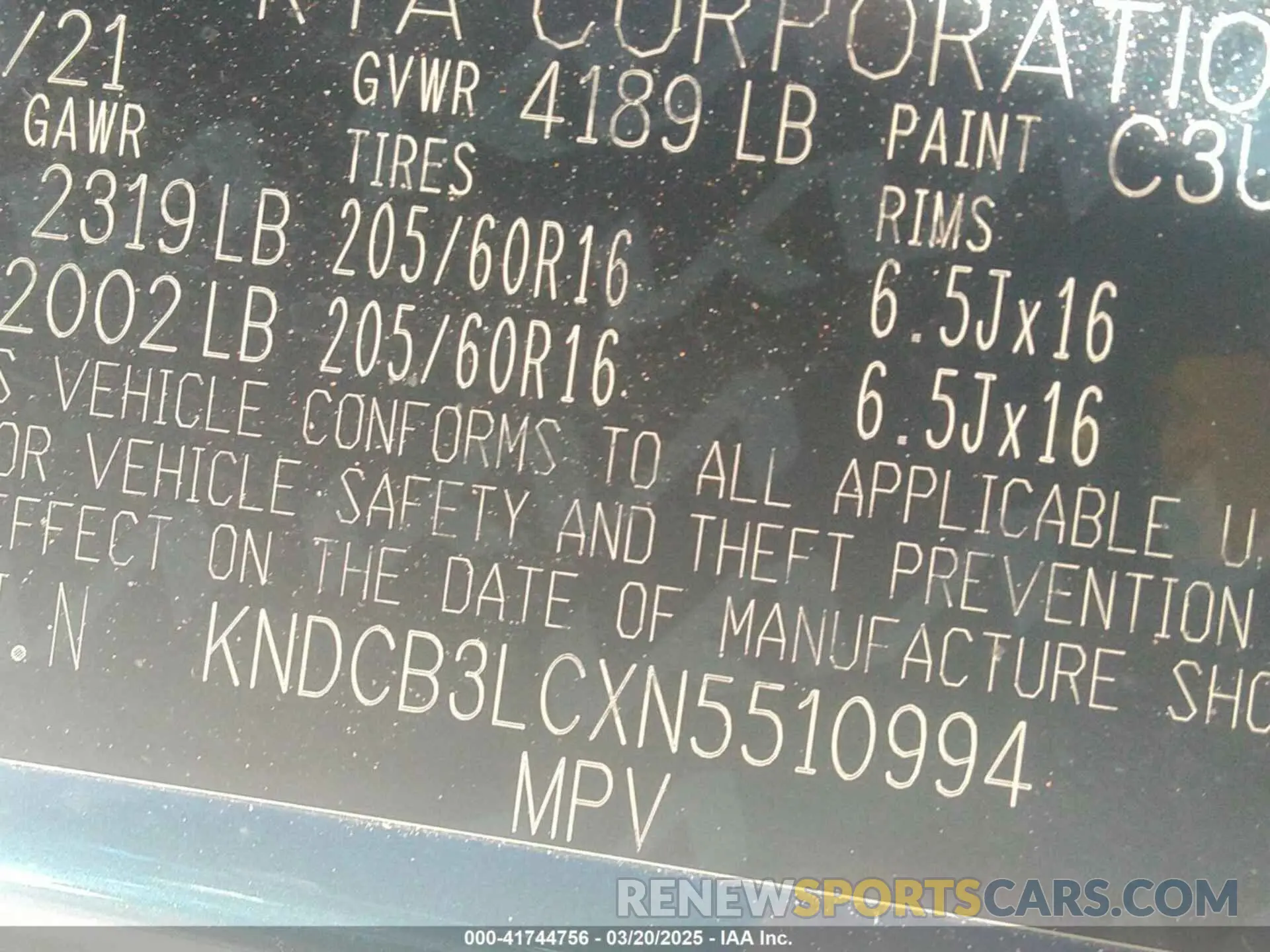 9 fotografías del automóvil dañado KNDCB3LCXN5510994 KIA NIRO 2022