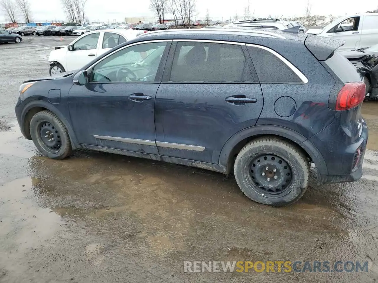 2 fotografías del automóvil dañado KNDCD3LD2N5495703 KIA NIRO 2022