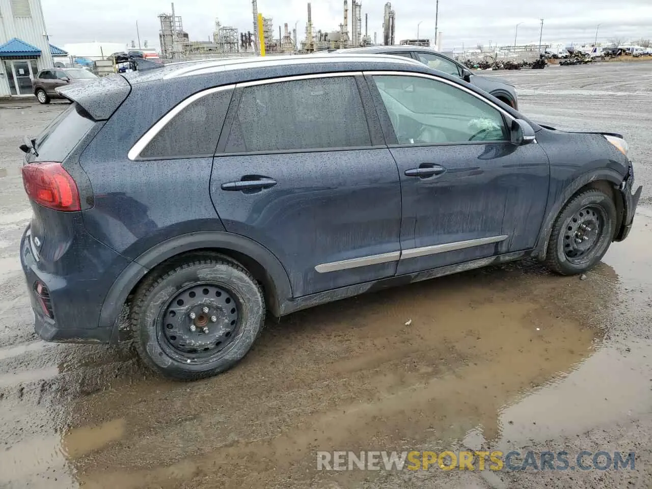 3 fotografías del automóvil dañado KNDCD3LD2N5495703 KIA NIRO 2022