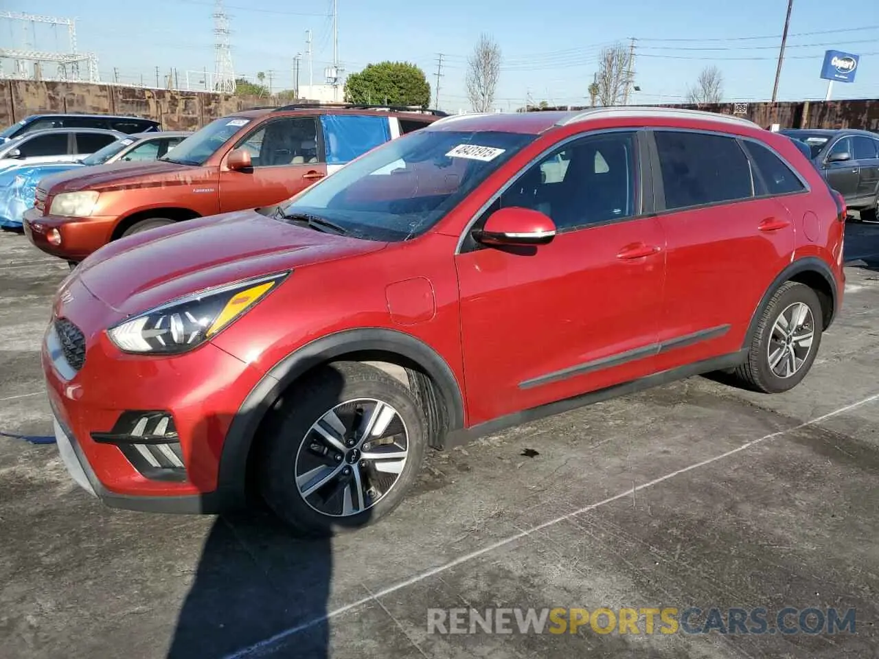 1 fotografías del automóvil dañado KNDCD3LD5N5490771 KIA NIRO 2022
