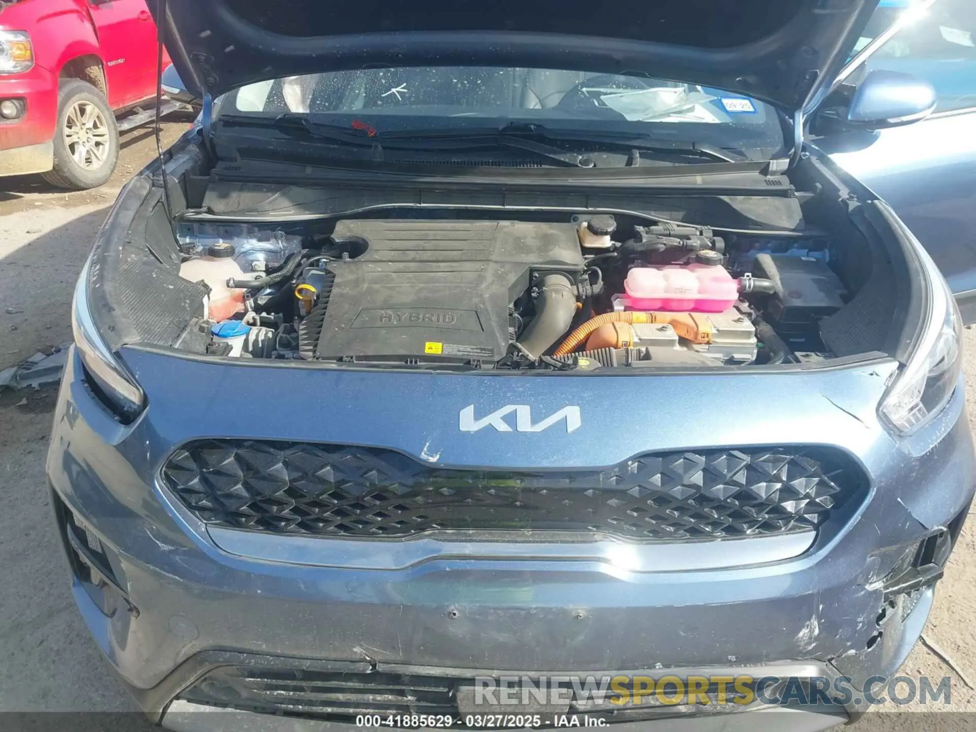 10 fotografías del automóvil dañado KNDCE3LC3N5498243 KIA NIRO 2022