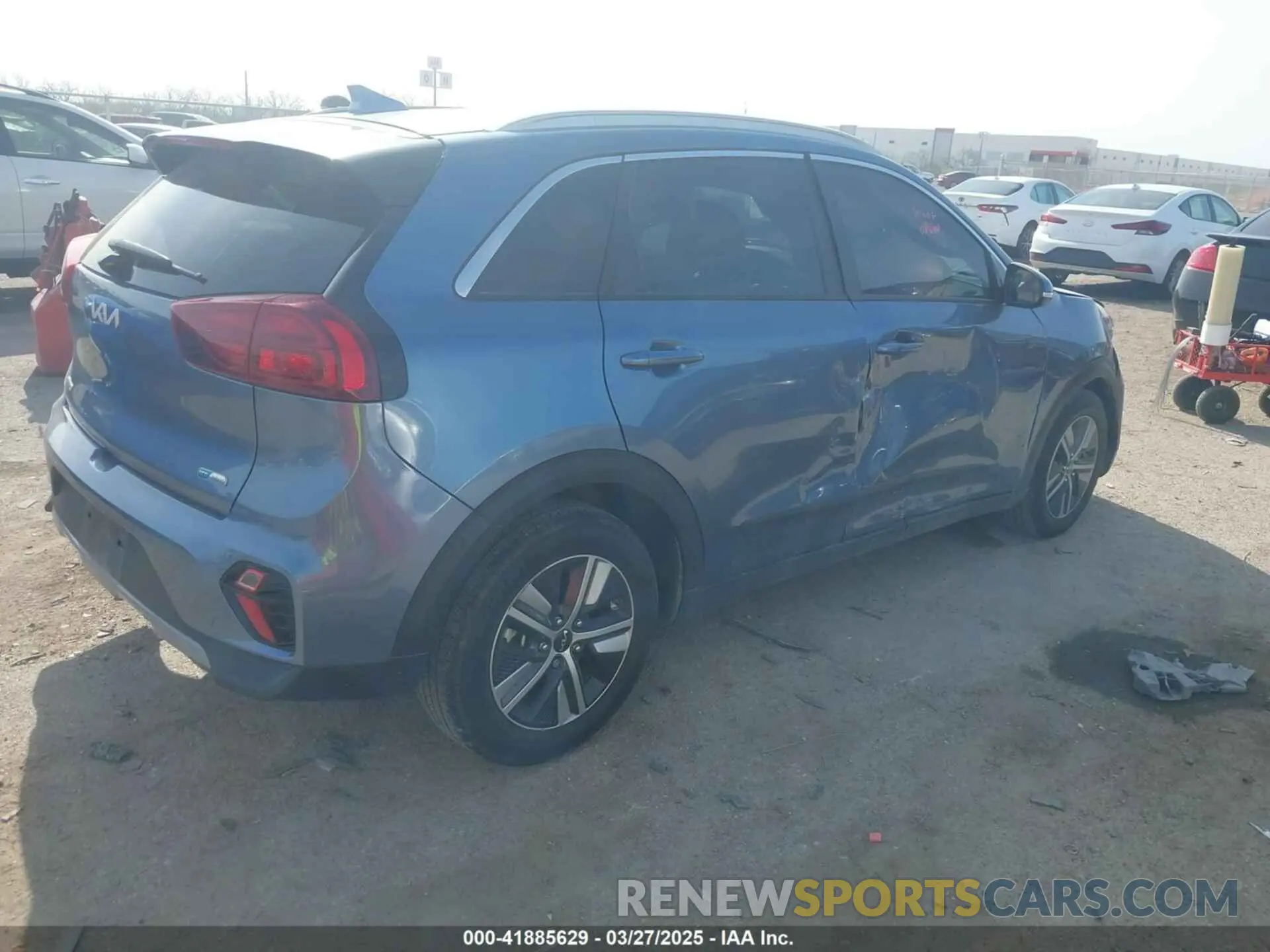 4 fotografías del automóvil dañado KNDCE3LC3N5498243 KIA NIRO 2022