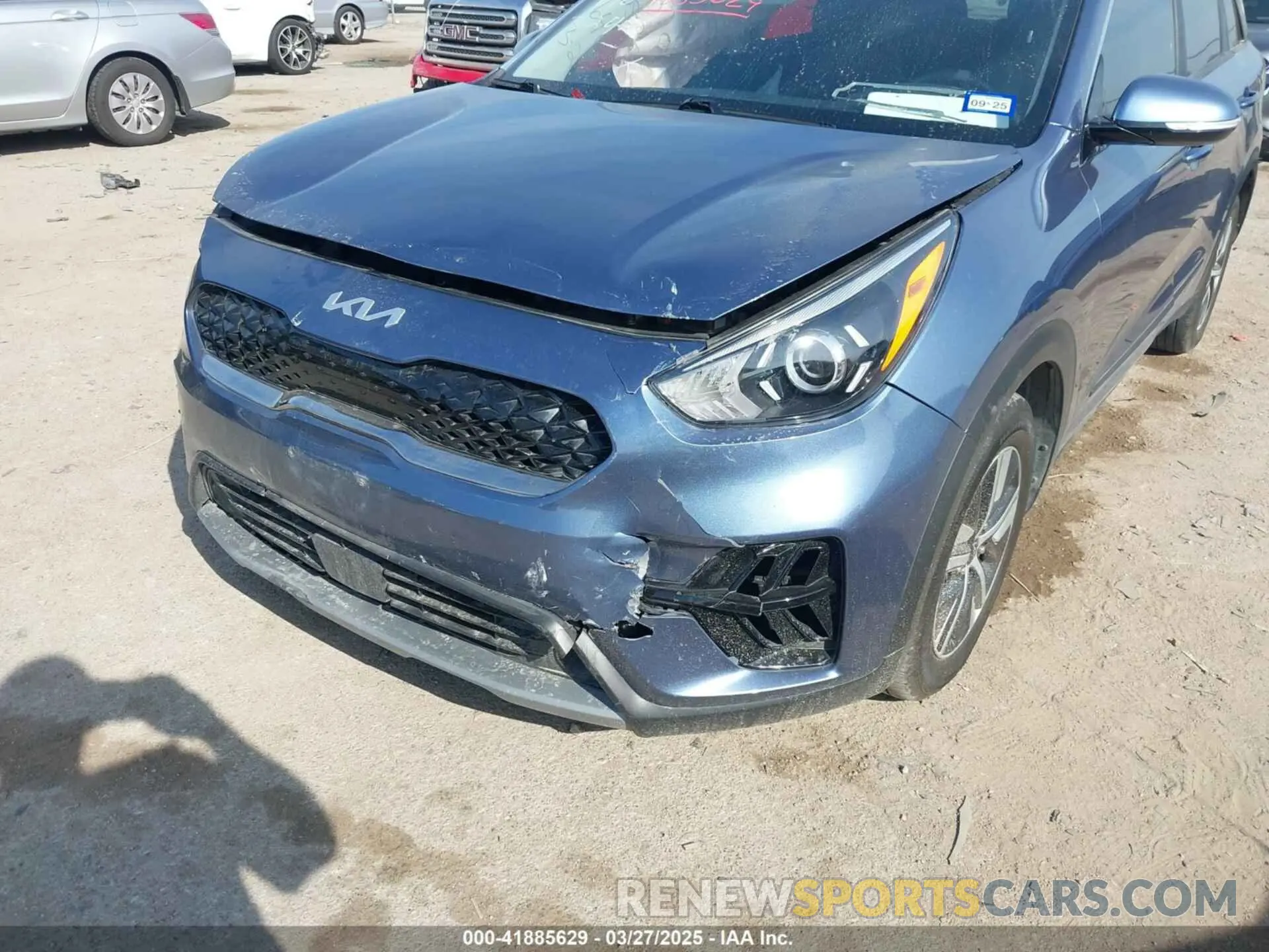 6 fotografías del automóvil dañado KNDCE3LC3N5498243 KIA NIRO 2022