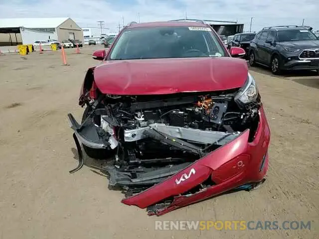 13 fotografías del automóvil dañado KNDCE3LG4N5149627 KIA NIRO 2022