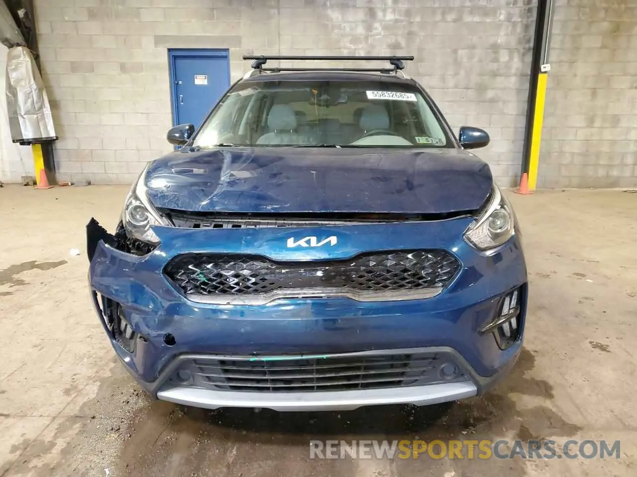 5 fotografías del automóvil dañado KNDCM3LD6N5543414 KIA NIRO 2022