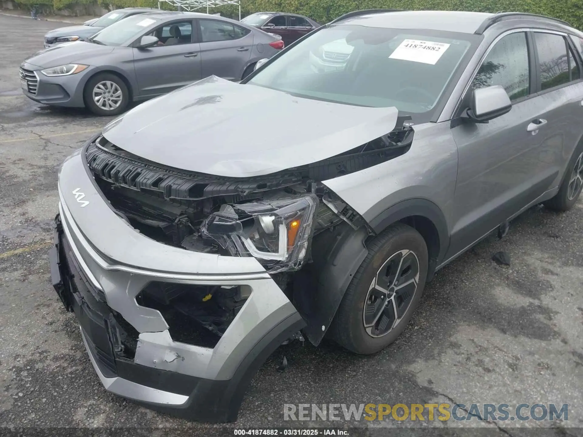 6 fotografías del automóvil dañado KNDCP3LE5P5090549 KIA NIRO 2023