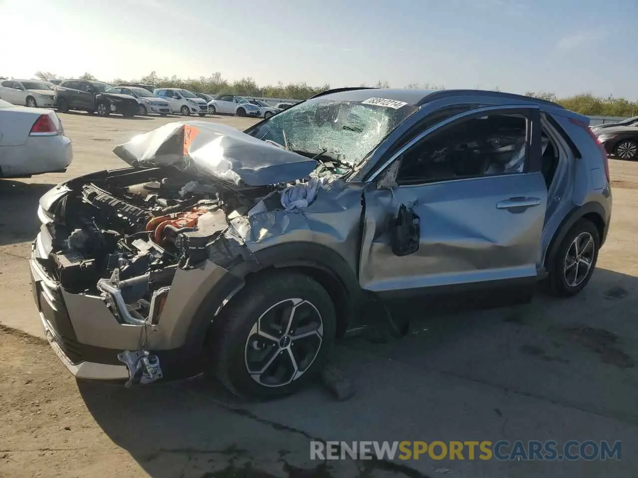1 fotografías del automóvil dañado KNDCP3LEXP5098131 KIA NIRO 2023
