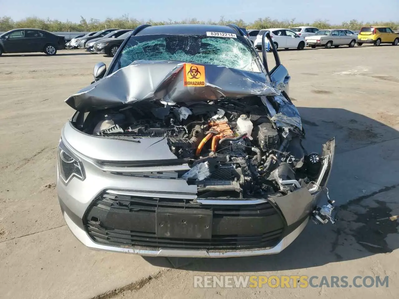 5 fotografías del automóvil dañado KNDCP3LEXP5098131 KIA NIRO 2023