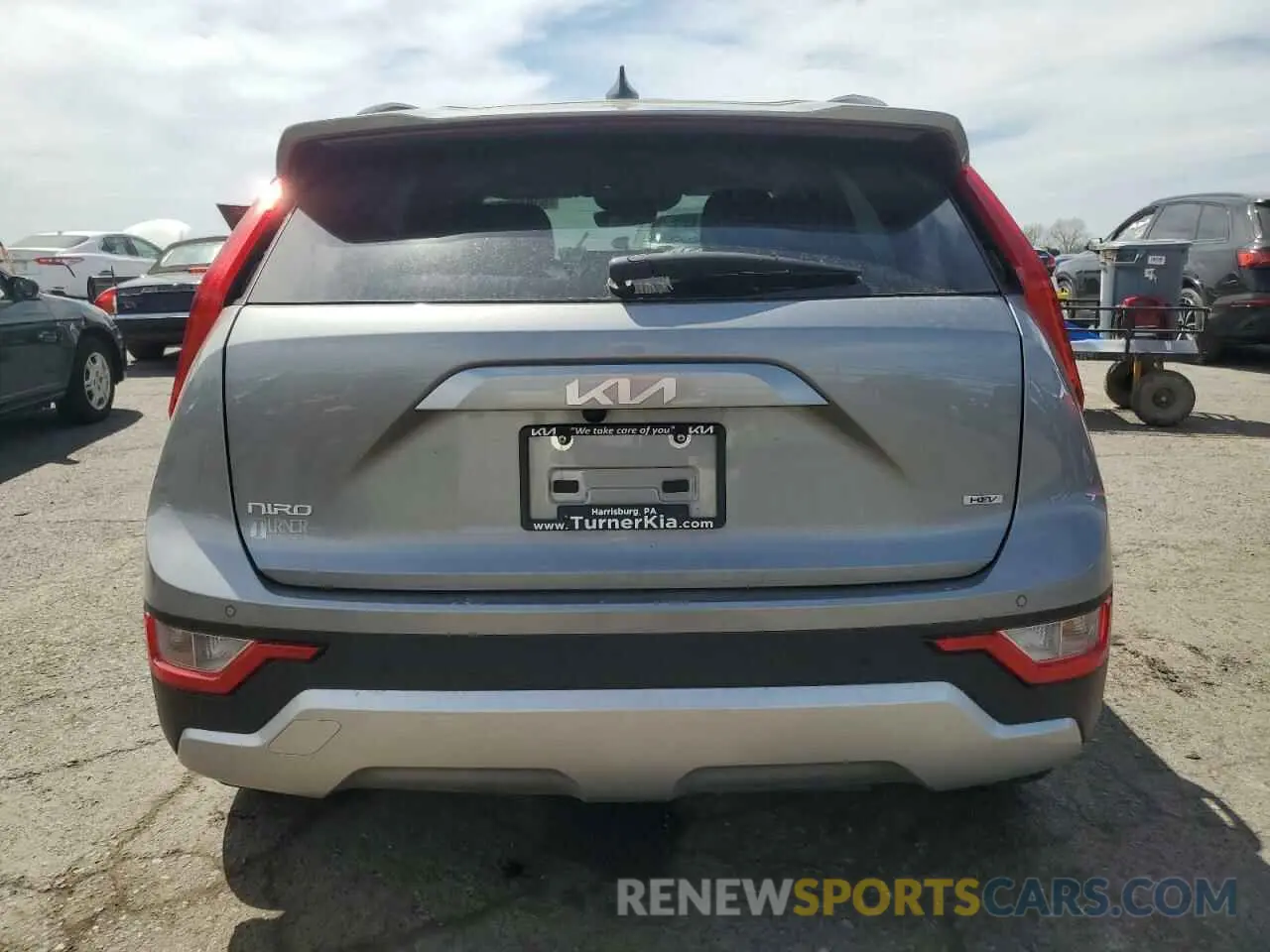 6 fotografías del automóvil dañado KNDCR3LE2P5049144 KIA NIRO 2023