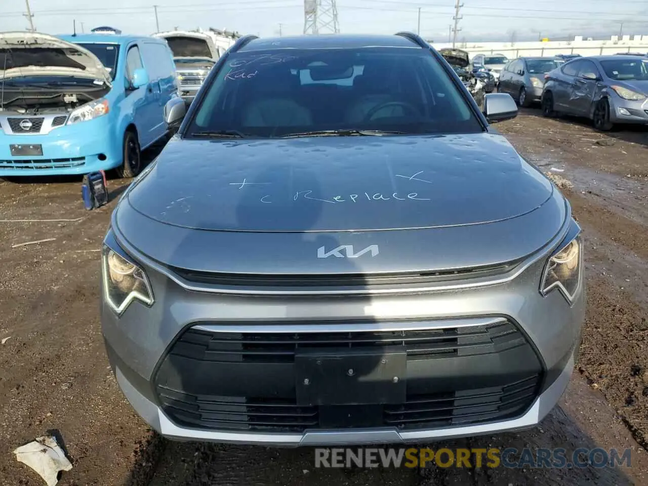 5 fotografías del automóvil dañado KNDCR3LE2P5097078 KIA NIRO 2023