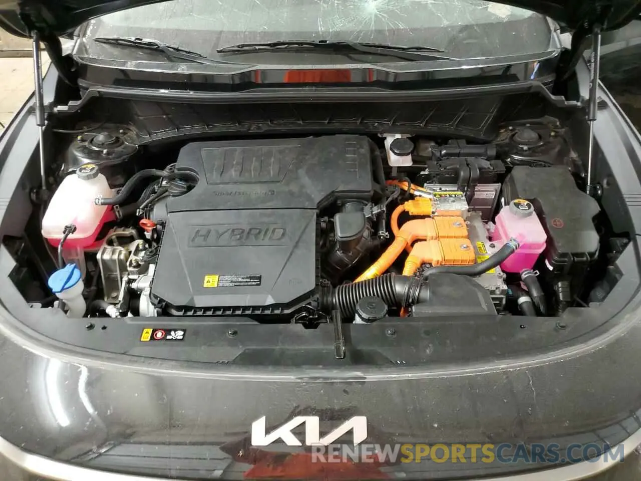 12 fotografías del automóvil dañado KNDCR3LE3P5064994 KIA NIRO 2023