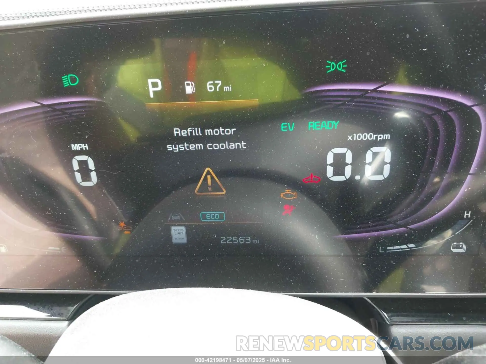 7 fotografías del automóvil dañado KNDCR3LE8P5106205 KIA NIRO 2023