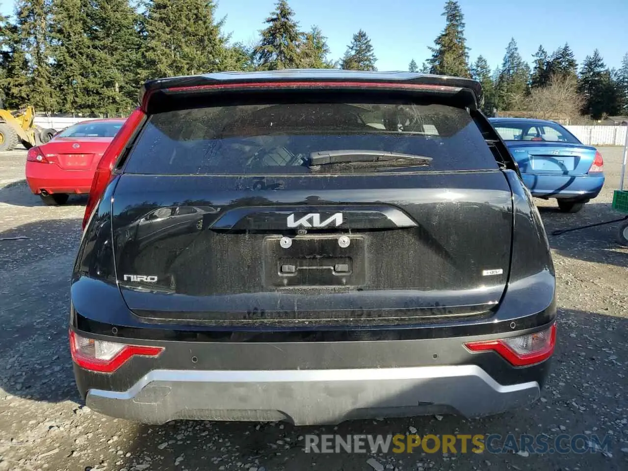 6 fotografías del automóvil dañado KNDCR3LEXP5063972 KIA NIRO 2023