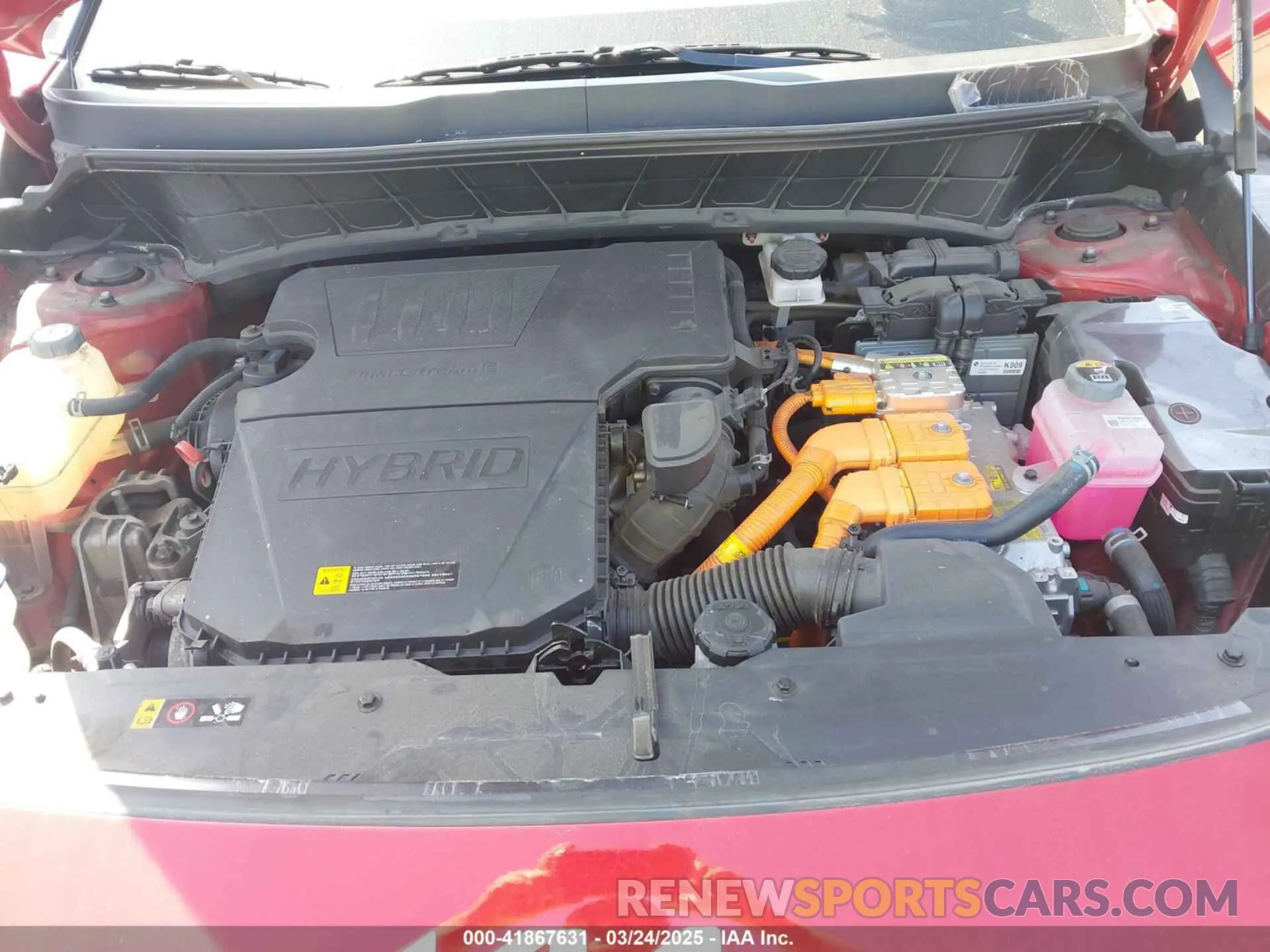 10 fotografías del automóvil dañado KNDCP3LE0R5131723 KIA NIRO 2024